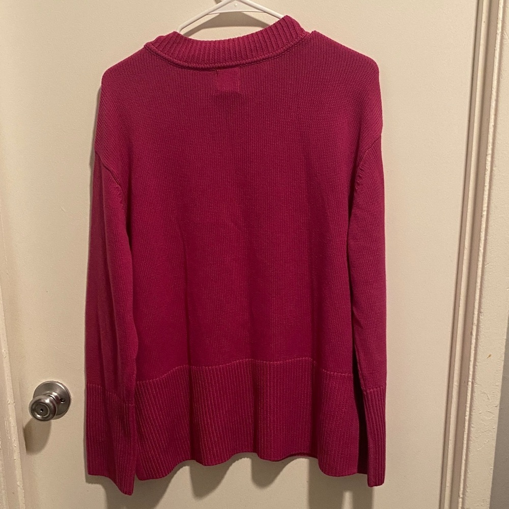 GAP Fuchsia Crewneck Sweater - Picture 6 of 6